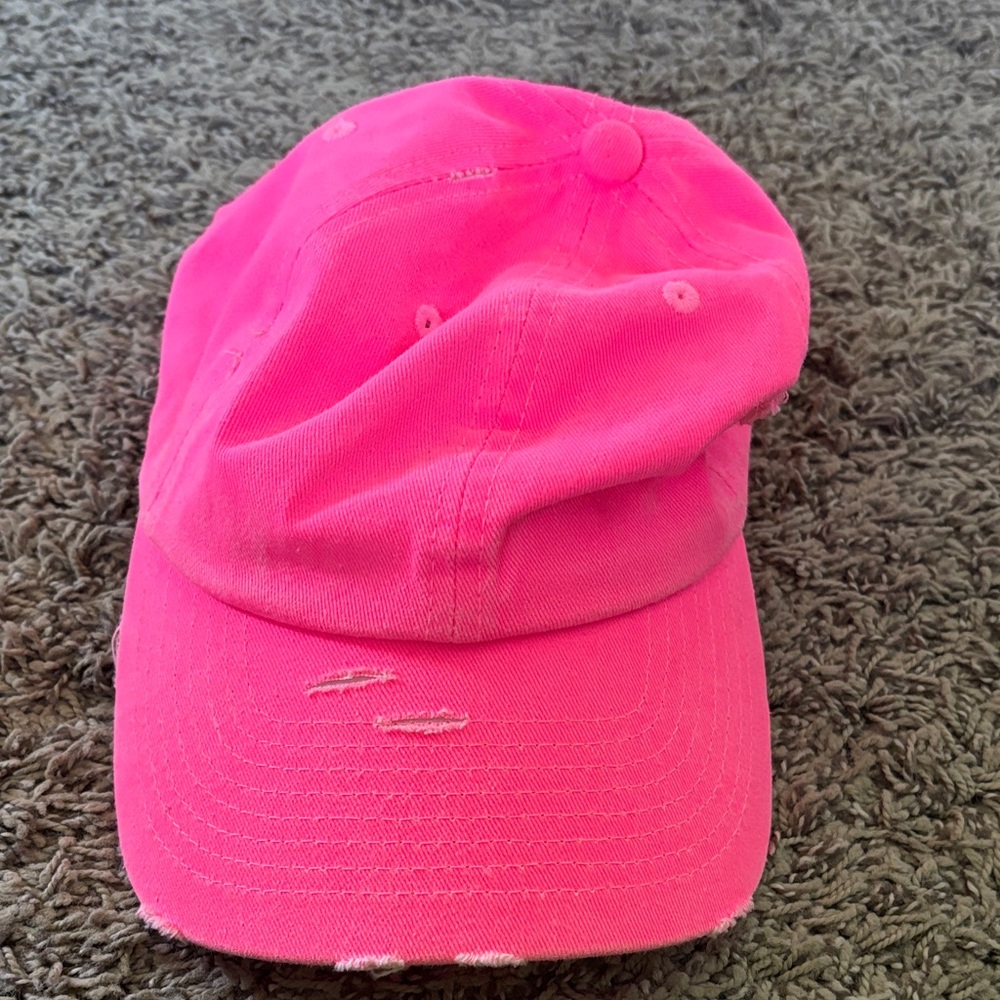 NEON Pink Baseball Cap